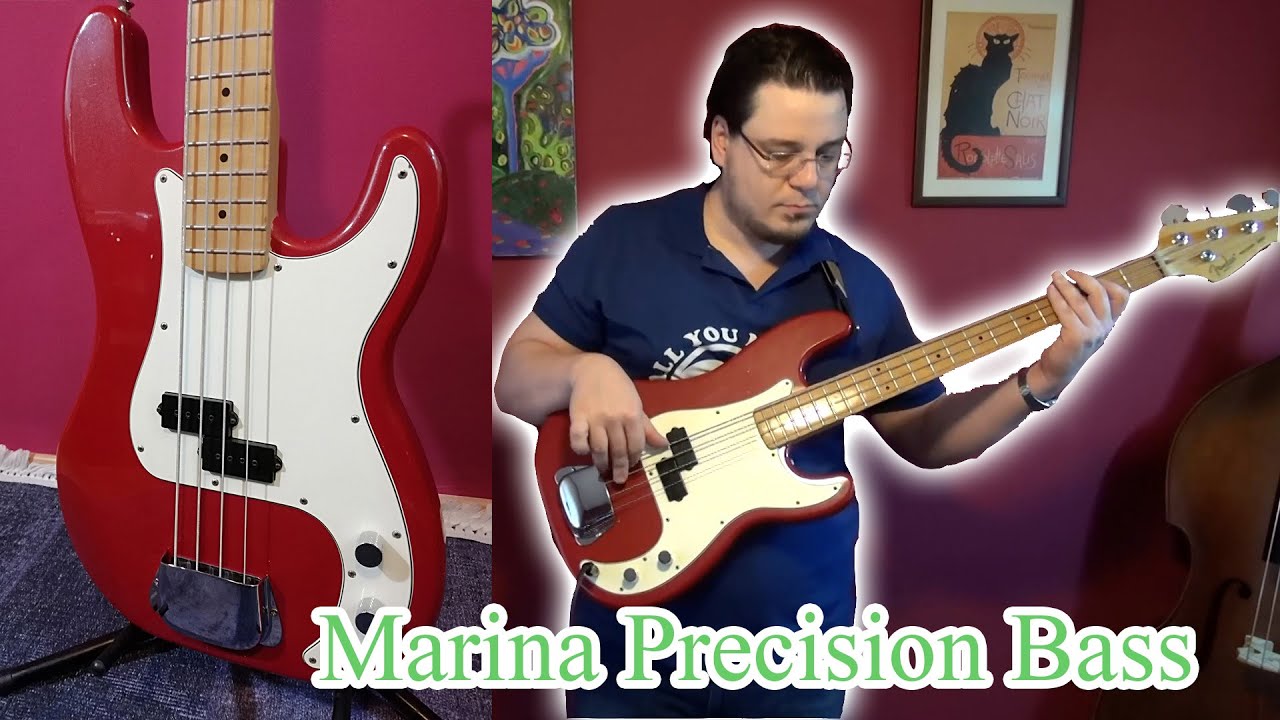 Marina Precision Bas Gitar – Dimarzio Modlu