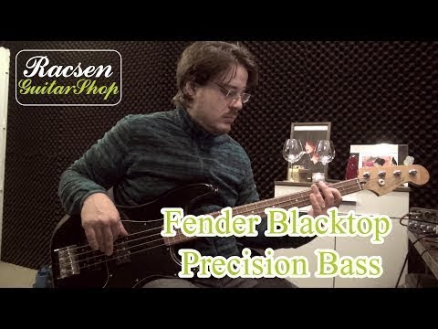 Fender Blacktop Precision Bass Demo