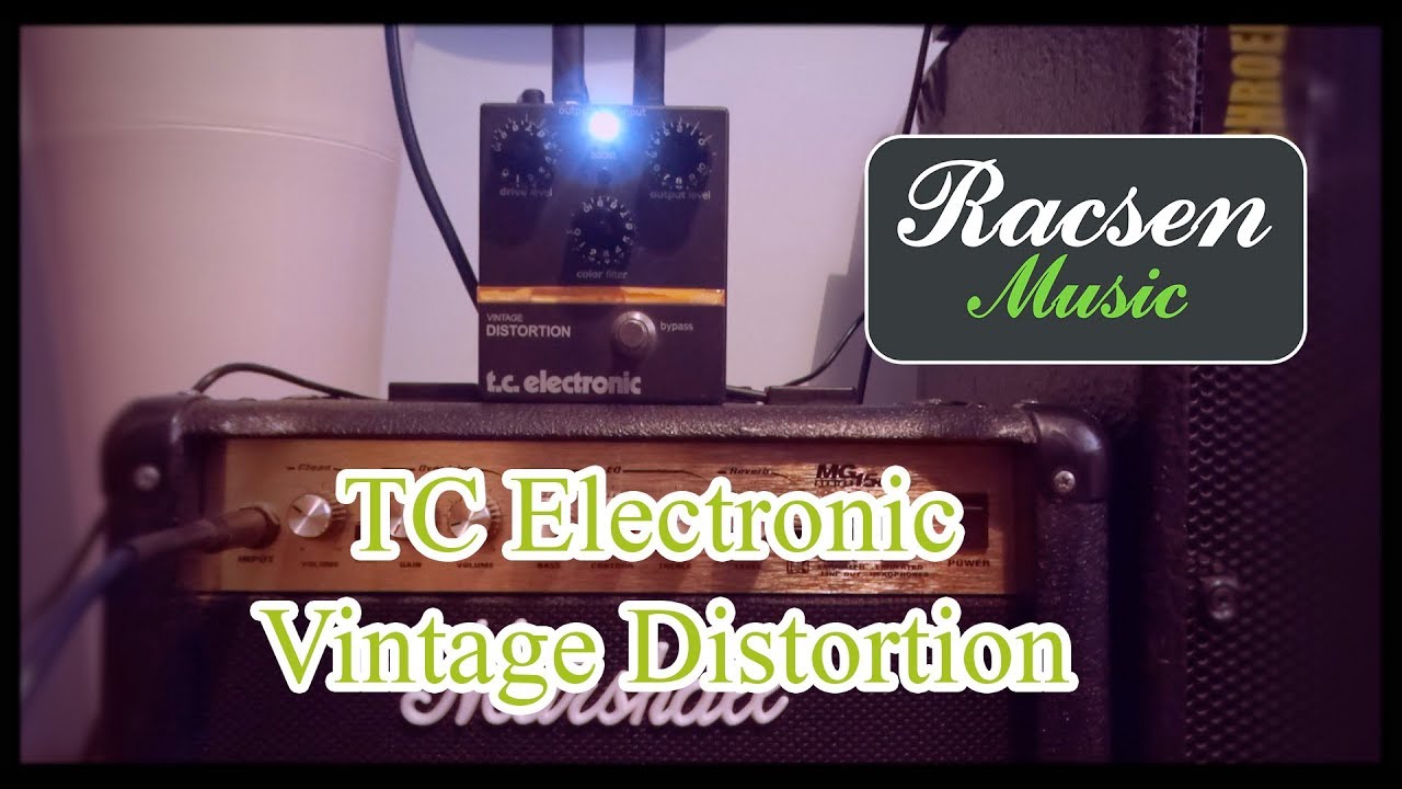 TC Electronic Vintage Distortion Guitar Pedal Demo