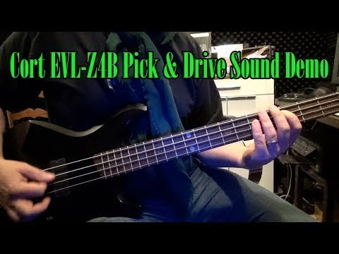 Cort EVL-Z4B Pick & Drive Sound Demo