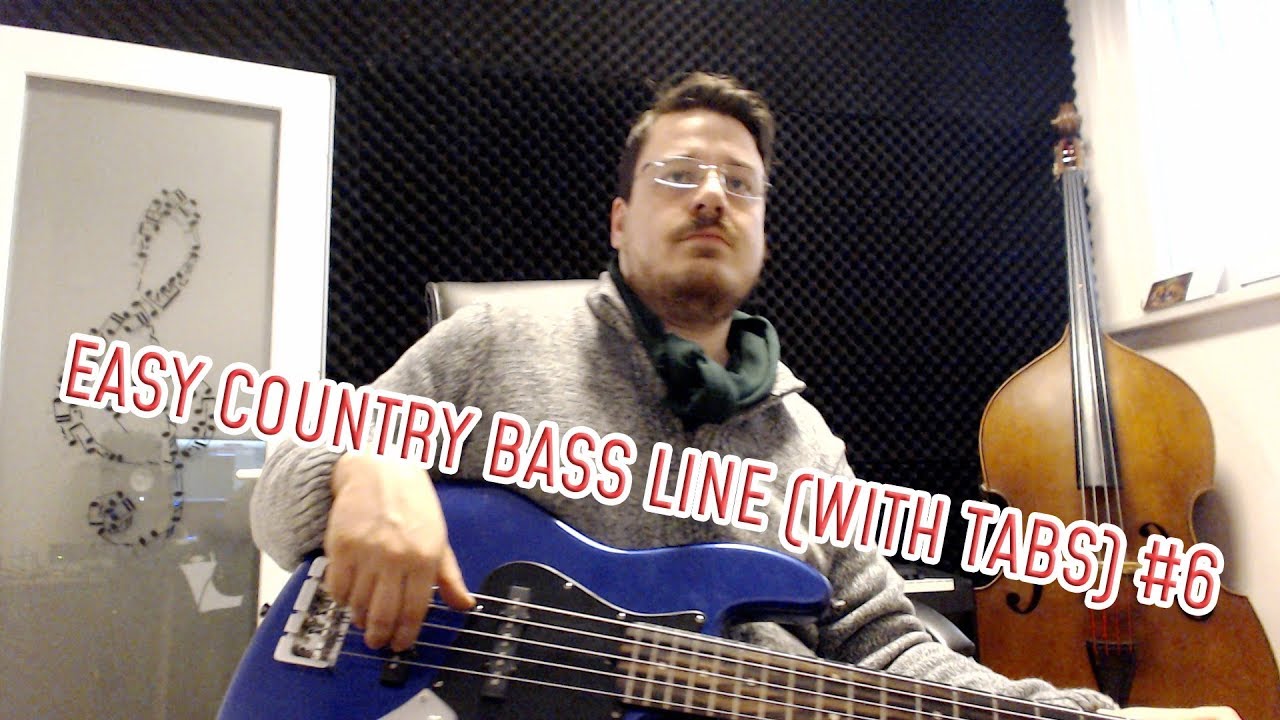 Easy Country Bass Line (with tabs) #6